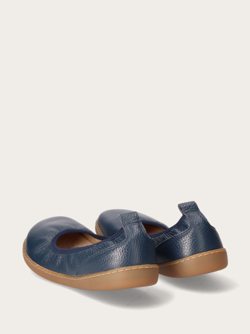  Granatowa balerina barefoot z gumką