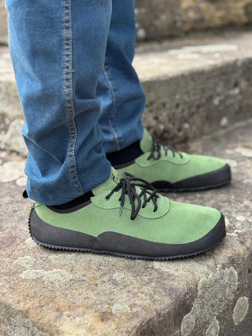 Zielone minimalistyczne barefoot-y